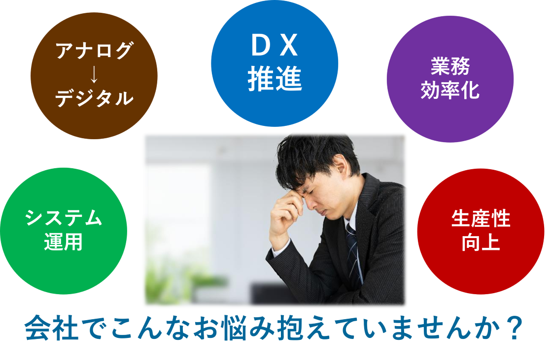 会社でこんなお悩み抱えていませんか？